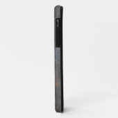 Bruin vervormd leder Antiek boek Case-Mate iPhone Case (Achterkant/links)