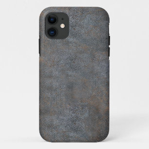 Bruin vervormd leder Antiek boek iPhone 11 Hoesje