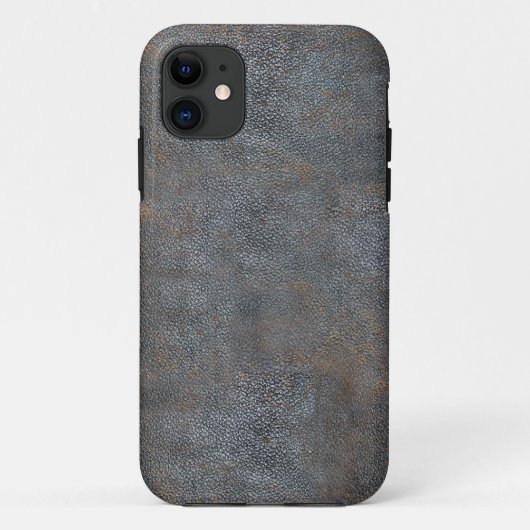 Bruin vervormd leder Antiek boek Case-Mate iPhone Case (Achterkant)