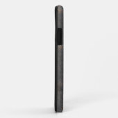 Bruin vervormd leder Antiek boek Case-Mate iPhone Case (Achterkant/rechts)