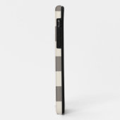 Bruin Vierkant Ruit Case-Mate iPhone Case (Achterkant/links)