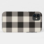 Bruin Vierkant Ruit Case-Mate iPhone Case (Achterkant (horizontaal))