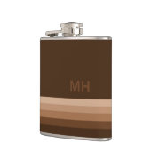 Bruin Vintage Monogram Heupfles (Links)