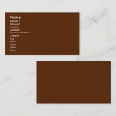 Bruin Visitekaartje (Voorkant / Achterkant)