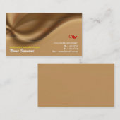 bruin visitekaartje (Voorkant / Achterkant)