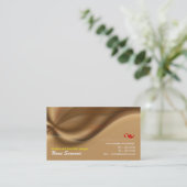 bruin visitekaartje (Staand voorkant)