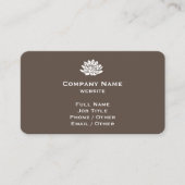  bruin Visitekaartje (Voorkant)