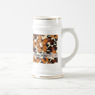 Bruin vlinderpatroon bierpul