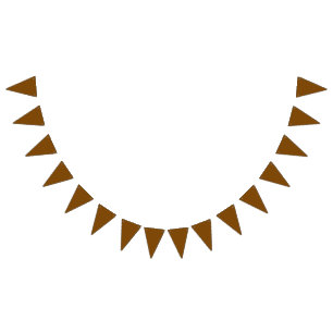 Bruin - Voeg je eigen teken toe, foto, naam Vlaggetjes