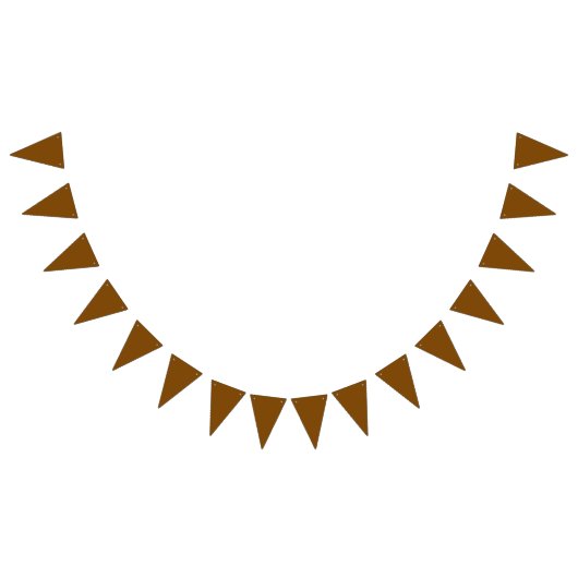 Bruin - Voeg je eigen teken toe, foto, naam Vlaggetjes (Alle)