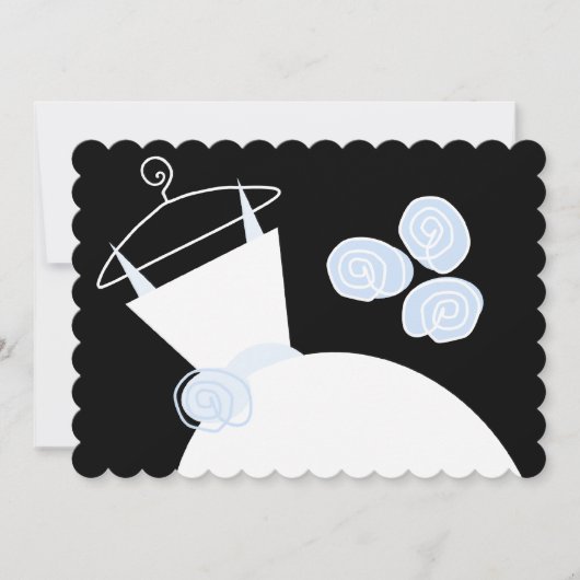 Bruin vrijgezellenfeest zwarte pastel kaart (Voorkant)