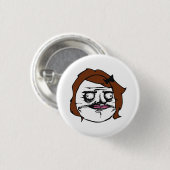 Bruin Vrouw Gusta Comic Rage Face Meme Ronde Button 3,2 Cm (Voorkant /achterkant)