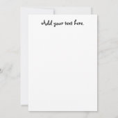 Bruin Waterverf Thanksgiving Diner Party Kaart (Achterkant)