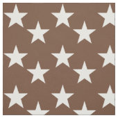 Bruin weefsel met White Star Pattern Stof (Swatch)