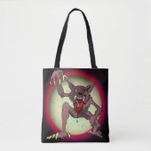 Bruin weerwolf - Moon Silver Bullets Halloween Tote Bag (Voorkant)