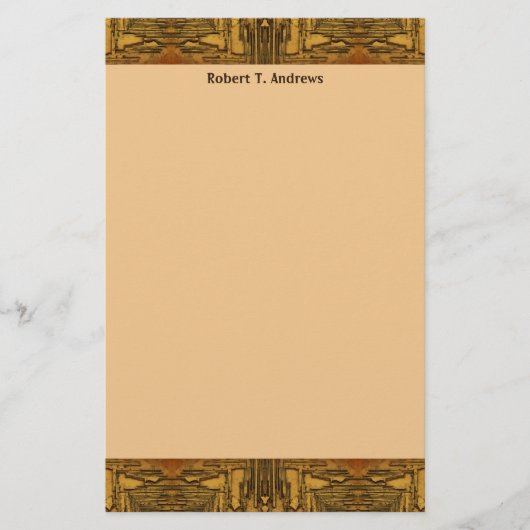 bruin western briefpapier (Voorkant)