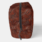 Bruin Western Cowgirl Bohemian Chic Leaf Toilettasje (Rechts)