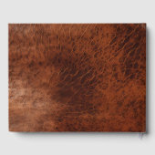 Bruin Western nepleer Gastenboek (Achterkant)