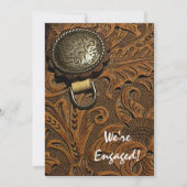 Bruin-Western-paardenzadeltrecht Kaart (Voorkant)