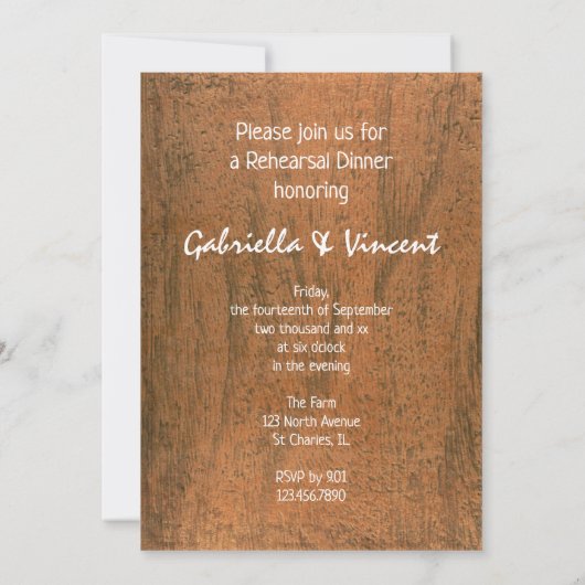 Bruin Western zadeltje Kaart (Achterkant)