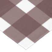 Bruin White Gingham Pattern Tafelkleed (Gekanteld)