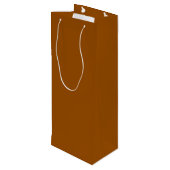 Bruin Wijn Cadeautas (Achterkant Gekanteld)