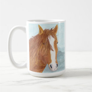 Bruin Wild Horse Blue Mountain Lake - acryl. Koffiemok