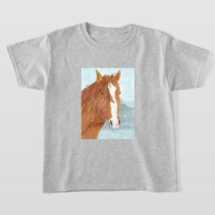 Bruin Wild Horse Blue Mountain Lake - acryl. T-shirt