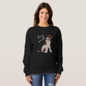 Bruin & Wit Duits Kortharig Pointer Hond Moeder W Trui (Voorkant volledig)