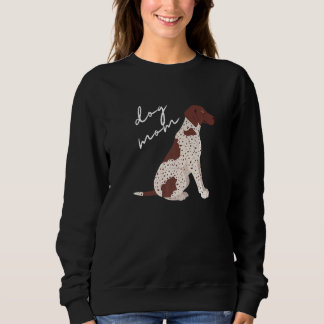 Bruin & Wit Duits Kortharig Pointer Hond Moeder W Trui