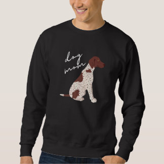 Bruin & Wit Duits Kortharig Pointer Hond Moeder W Trui