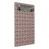 Bruin Wit geometrisch naadloos patroon Mini Klembord (Schuin)