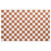 Bruin wit geruit controlepatroon stof (Fat Quarter)