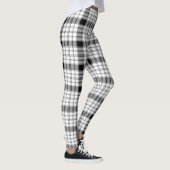Bruin & Wit geruite leggings Leggings (Rechts)