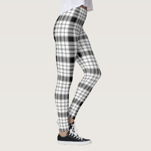 Bruin & Wit geruite leggings Leggings (Rechts)