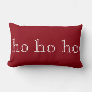 Bruin Wit ho ho ho Vrolijk Kerstfeest Kussen
