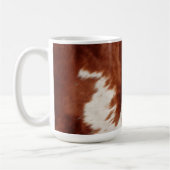 Bruin Wit Koeienhuid Koffiemok (Links)