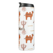 Bruin Wit Speelgoed Dierlijke Cactus Camel Llama Thermosbeker (Geroteerd rechts)