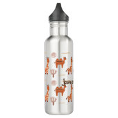 Bruin Wit Speelgoed Dierlijke Cactus Camel Llama Waterfles (Links)
