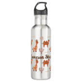 Bruin Wit Speelgoed Dierlijke Cactus Camel Llama Waterfles (Voorkant)