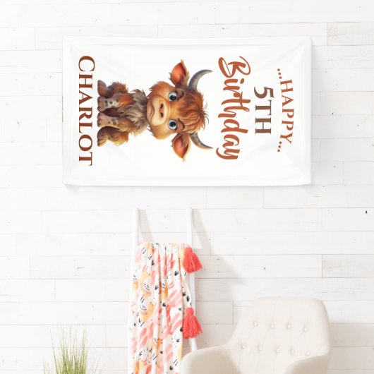 Bruin Wit Sweet Funny Koe Banner (Insitu)