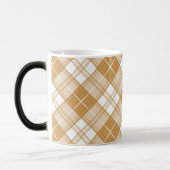 Bruin wit Tartan Patroon yxm0uat9 Magische Mok (Links)