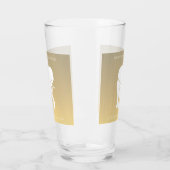 Bruin witte lephant Gift Exchange - aangepaste tek Glas (Links)