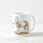 Bruin Witte Paard Koffiemok (Voorkant rechts)
