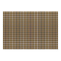 Bruin Witte Plaid Klassiek Patroon Rustiek