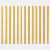 Bruin witte strepen Sjabloon elegante trendkleuren Fleece Deken (Voorkant (Horizontaal))