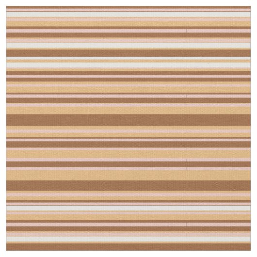 Bruin-witte strepes stof (Close Up)