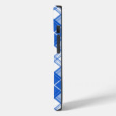 Bruin Witte Tartan Patroon yxm0uat9 Case-Mate iPhone Case (Achterkant / Links)