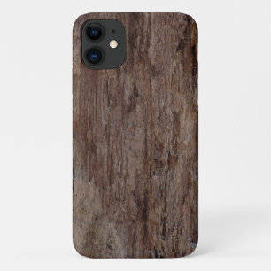 Bruin Wooden BarkWooden Bark iPhone 11 Hoesje