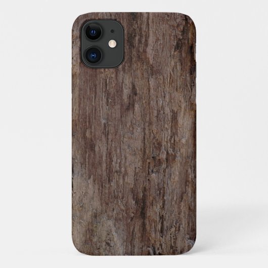Bruin Wooden BarkWooden Bark Case-Mate iPhone Case (Achterkant)